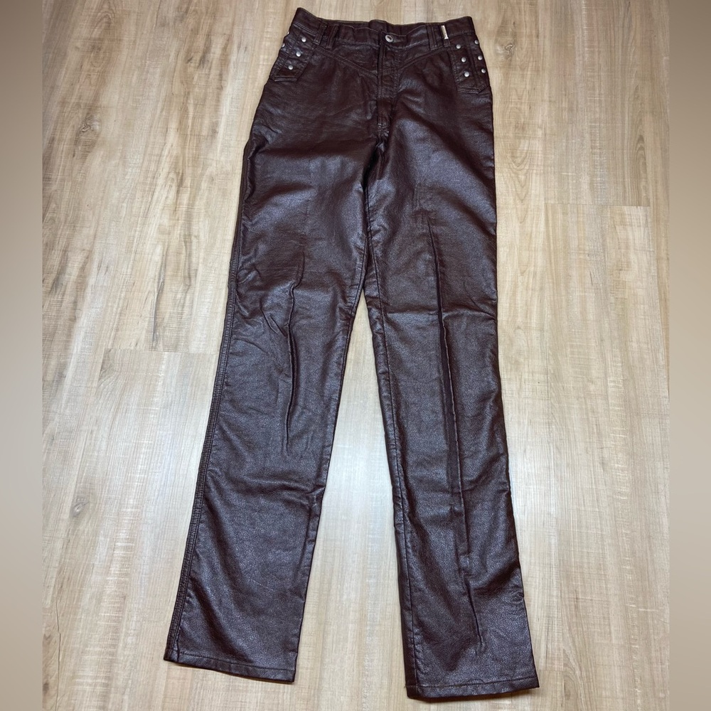 Vintage Rockies Faux Leather Pants